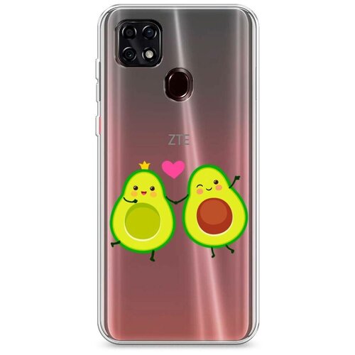 фото Силиконовый чехол "авокадо любят" на zte zte blade 20 smart / зте блейд 20 смарт case place