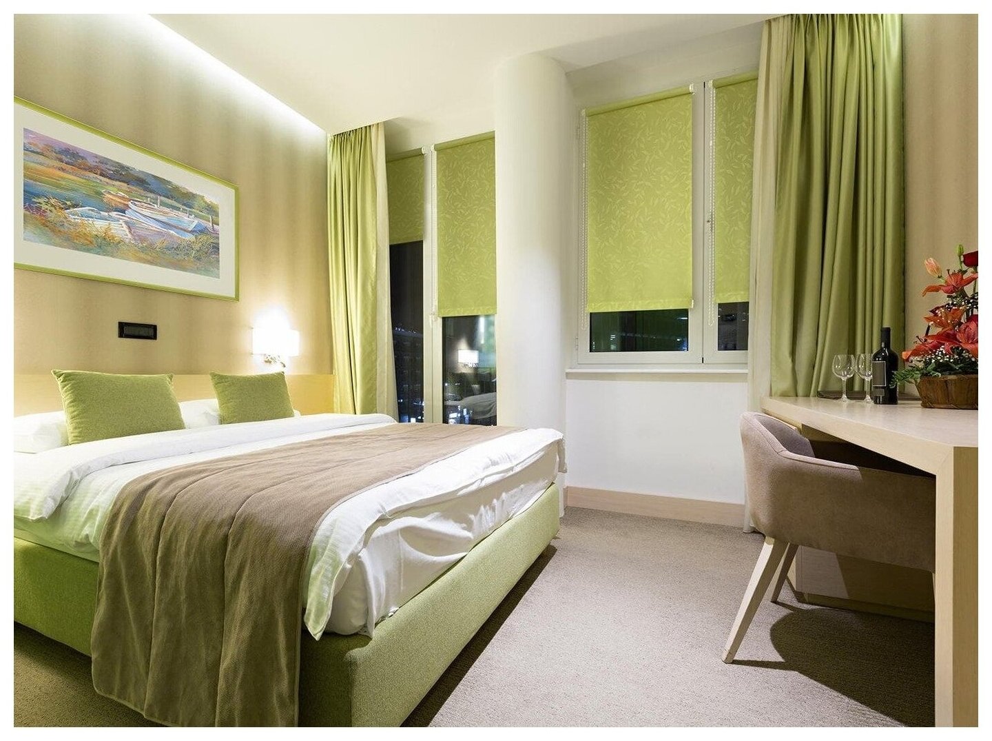 Занавески цвета шампань лучшее сочетание с цветом стен