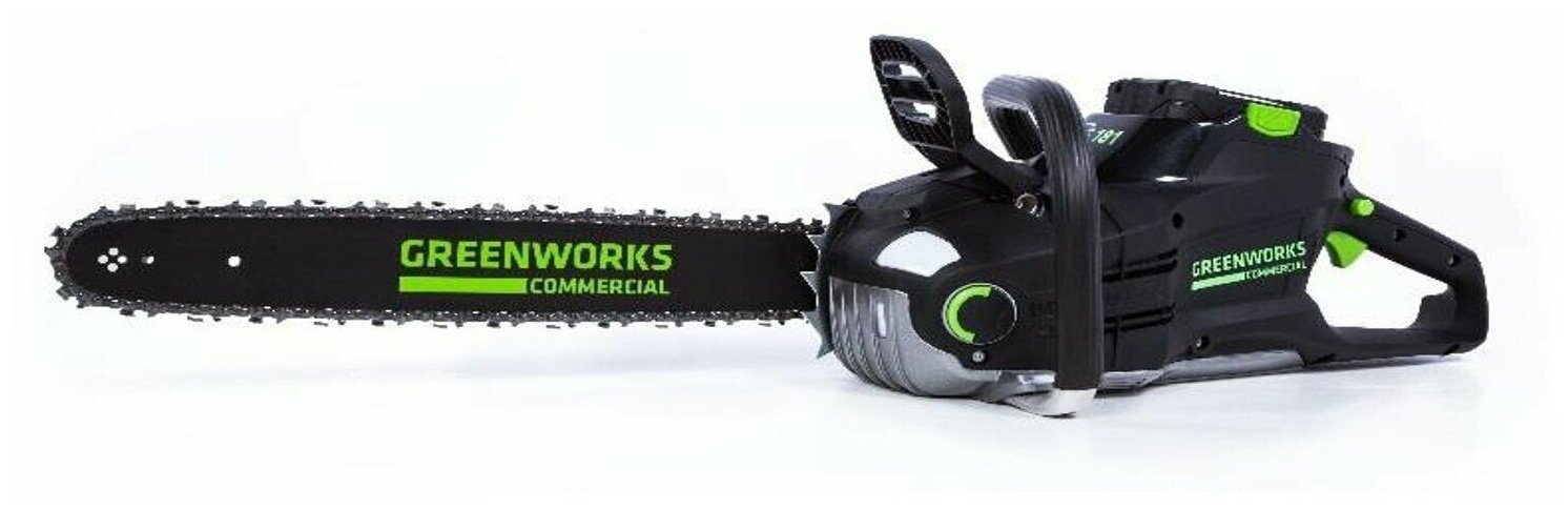 Цепная пила аккумуляторная Greenworks GC82CS25, 82V, 46 см, бесщеточная, с 1хАКБ 5 А.ч. и ЗУ 2007507UB - фотография № 4