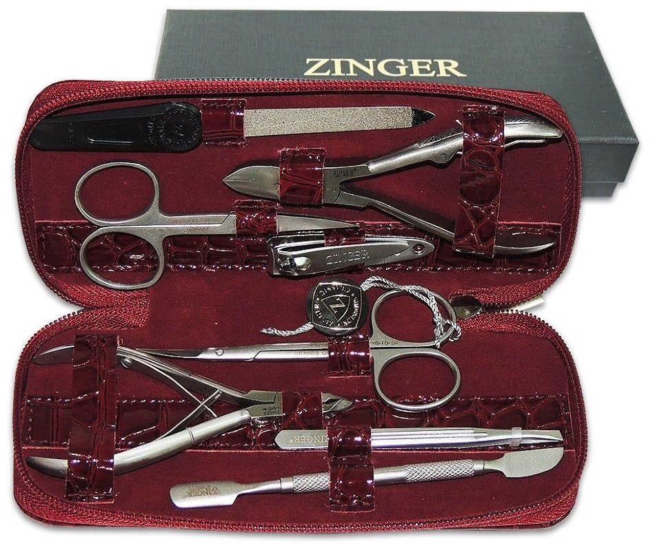 Набор ZINGER MS-7106S, красный, 8 предметов