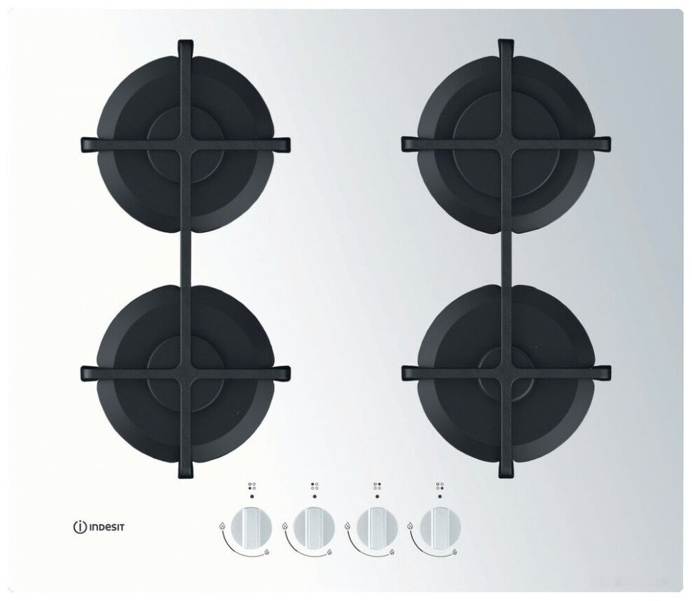 Газовая варочная поверхность Indesit ING 61T/WH - фотография № 1