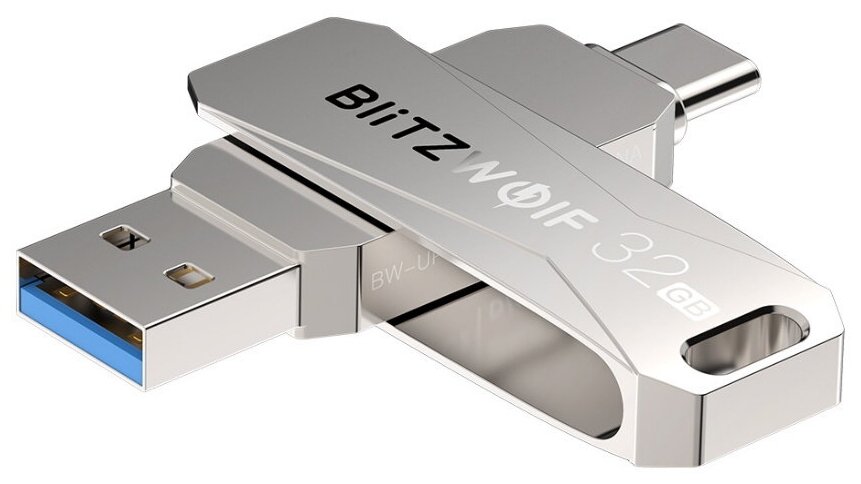 USB Флеш-накопитель BlitzWolf BW-UPC2 2 in 1 Type-C USB3.0 Flash Drive 32GB 32 ГБ