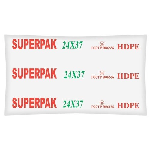 Пакет фасовочный, ПНД 24x37 (8) В пластах SuperPak красная/фиолет (арт 80080), набор 10 шт (ФНД07445)
