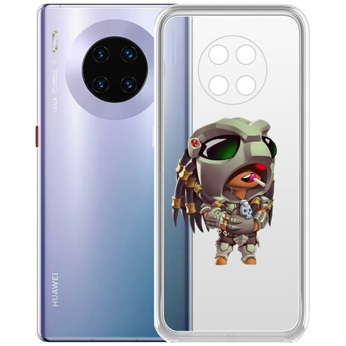 Чехол-накладка Clear Case Brawl Stars-Леон Хищник для Huawei Mate 30 чехол накладка clear case brawl stars леон для huawei y6p