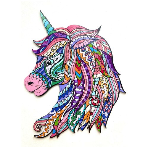 Пазл деревянный/Сказочный единорог