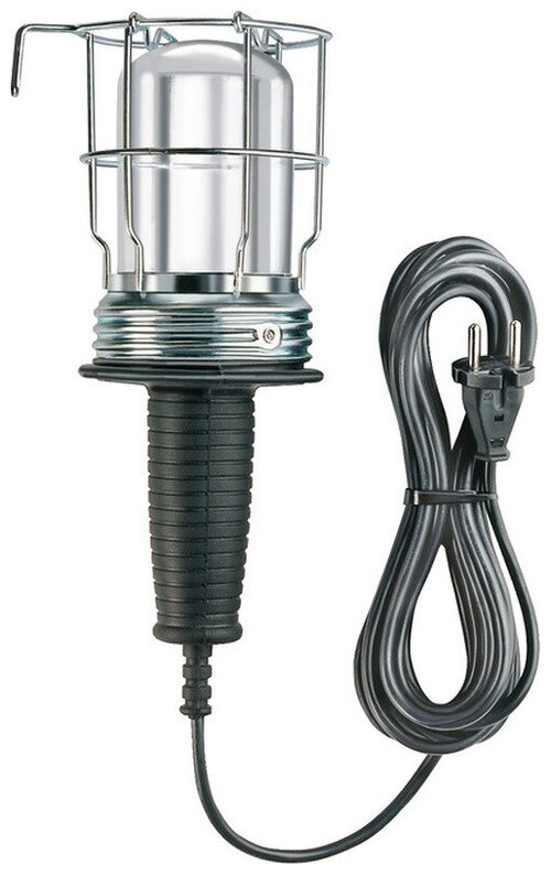Светильник-переноска Brennenstuhl 1176460 светильник прорезиненный переносной, кабель 5 м, От сети 220В