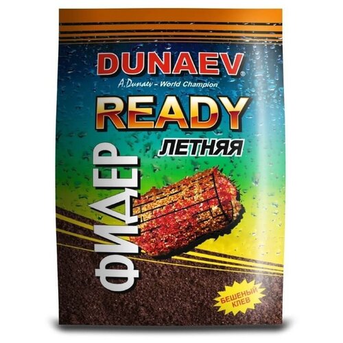 фото Дунаев летняя готовая прикормка "dunaev ready" фидер. 1кг.