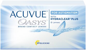 Лучшие Контактные линзы Acuvue Oasys for astigmatism