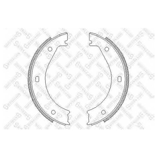 Колодки Барабанные Ручника STELLOX 415100SX