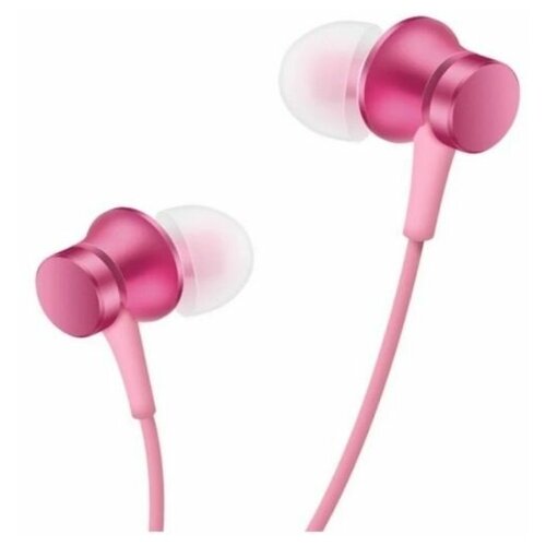 фото Наушники xiaomi mi in-ear headphones basic (pink)