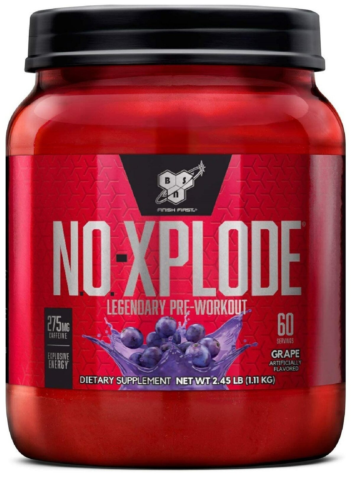 BSN Предтренировочный комплекс N.O.-Xplode виноград 1110г