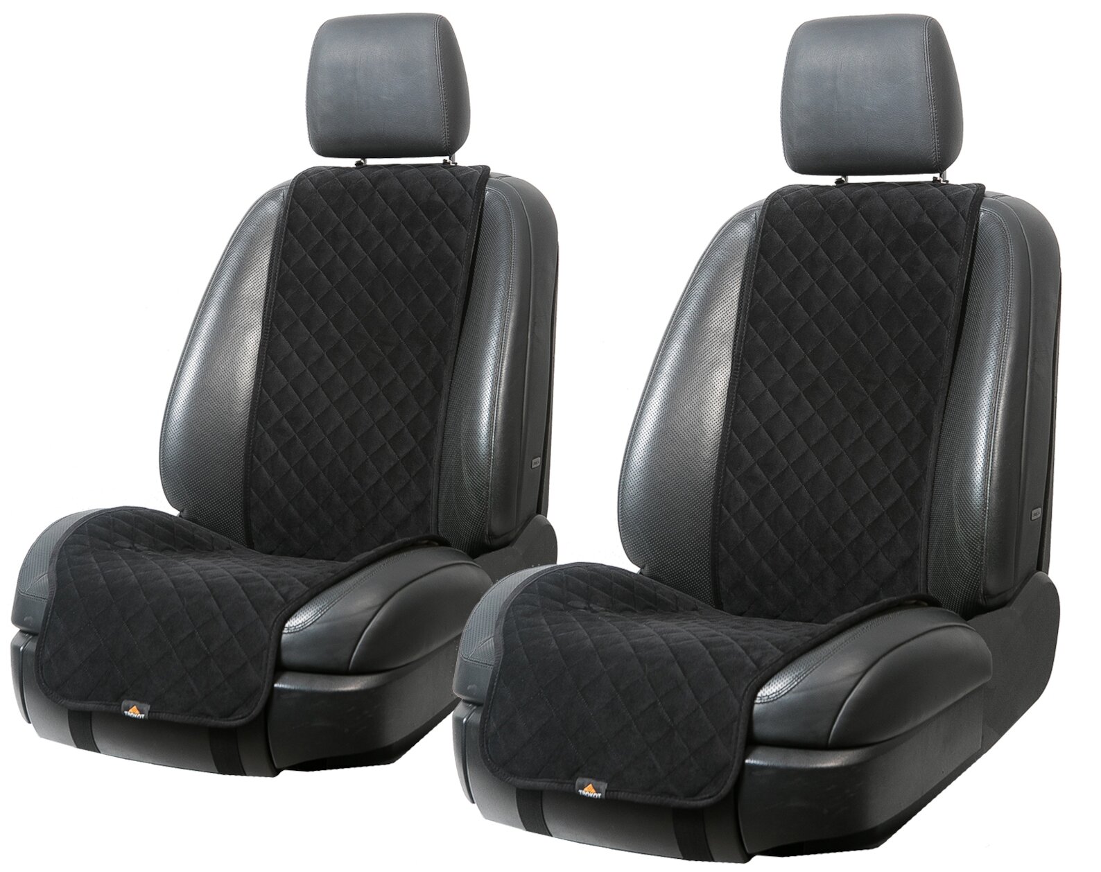 Трокот/Накидки на передние сиденья универсальные широкое сиденье цвет черный