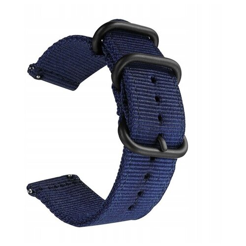 Капроновый ремешок для наручных часов синий 22мм 99900₽