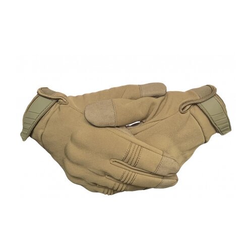 Зимние тактические перчатки цвет койот (размер: m)