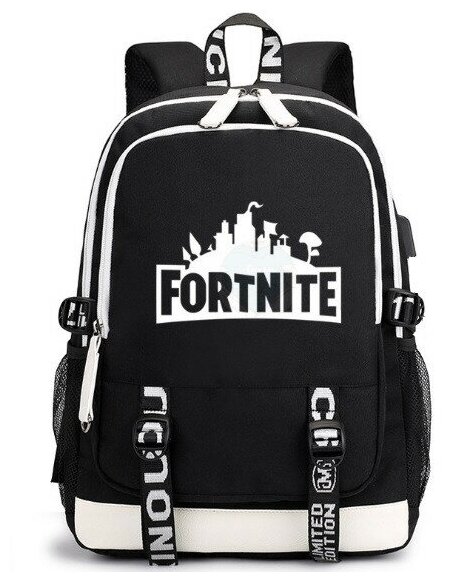 Рюкзак с логотипом "Фортнайт" чёрный