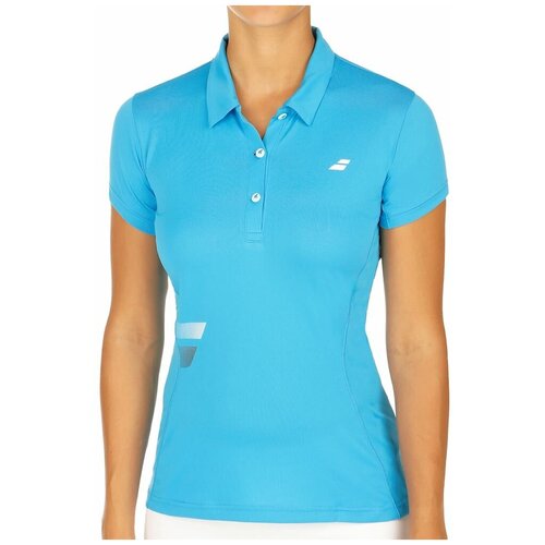 фото Женское поло babolat core club яркий голубой 3ws17021-132 (размер: m)