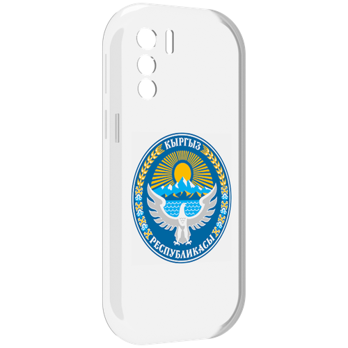 Чехол MyPads герб-киргизия для UleFone Note 13P задняя-панель-накладка-бампер