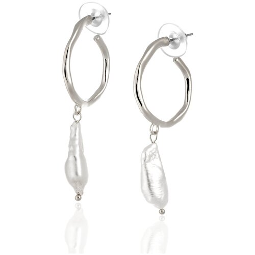 Серьги LN ONE, белый