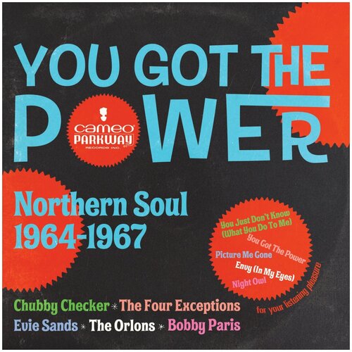 Фанк UMC You Got The Power: Cameo Parkway Northern Soul (1964-1967) (Colour Vinyl) виниловые пластинки abkco cameo parkway various artists you can t sit down cameo parkway dance crazes 1958 1964 2lp coloured