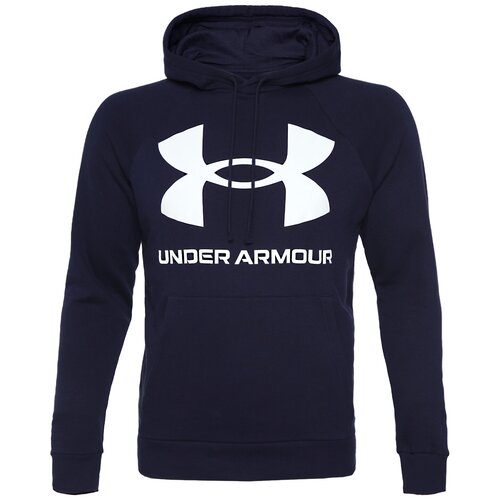 Толстовка Under Armour, размер SM, темно-синий толстовка under armour ua rival fleece big logo hd мужчины 1357093 839 md