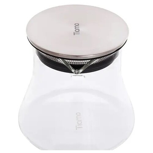 Кофейный сервер c крышкой Tiamo HG2188, 400 мл