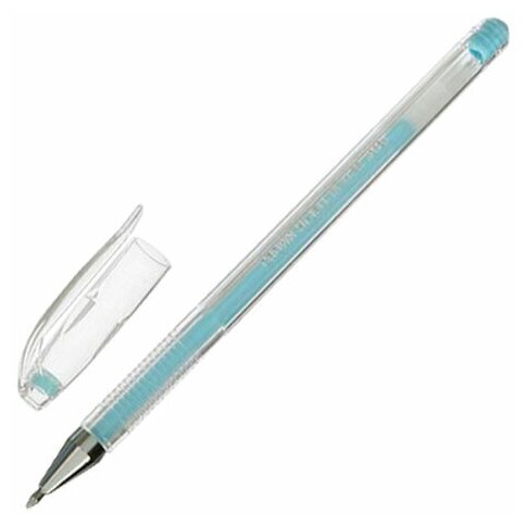 Ручка гелевая CROWN "Hi-Jell Pastel", голубая пастель, узел 0,8мм, линия 0,5мм, HJR-500P, ш/к 05993