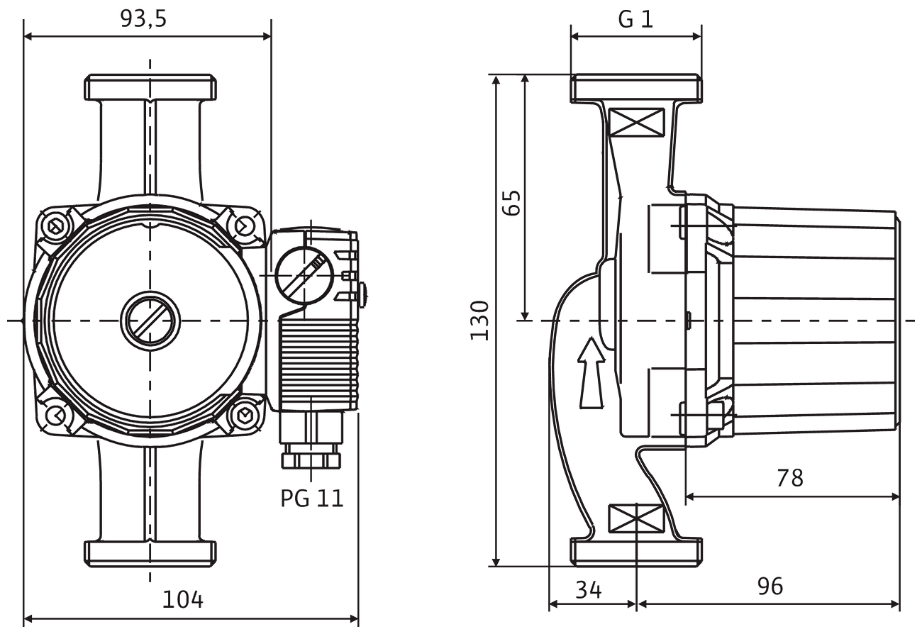 Насос циркуляционный WILO Star-RS-15/4-130 - фотография № 2