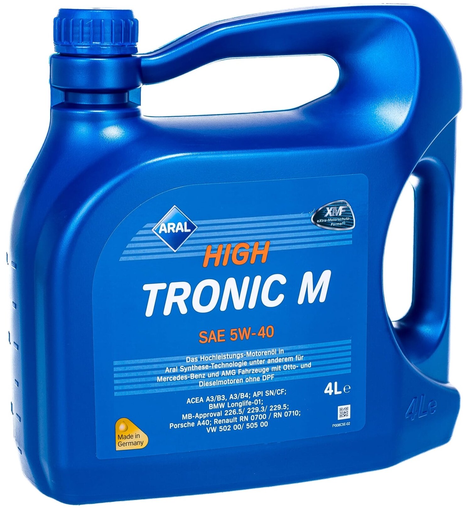 Синтетическое моторное масло ARAL High Tronic M SAE 5W-40, 4 л, 1 шт.