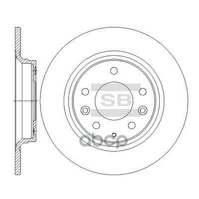 Диск Тормозной Sangsin brake арт. SD4412