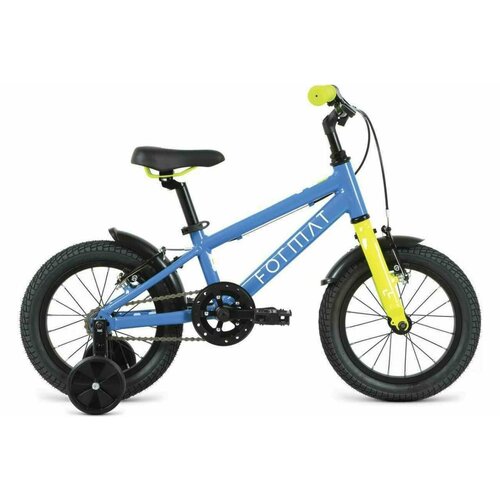 Велосипед Format Kids 14 (14 1 ск.) 2022, синий, RBK22FM14534