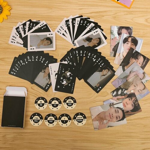 набор карточек bts rm me myself фотокарточки к поп 54 штуки k pop lomo cards Карточки BTS Butter БТС карты Чонгук