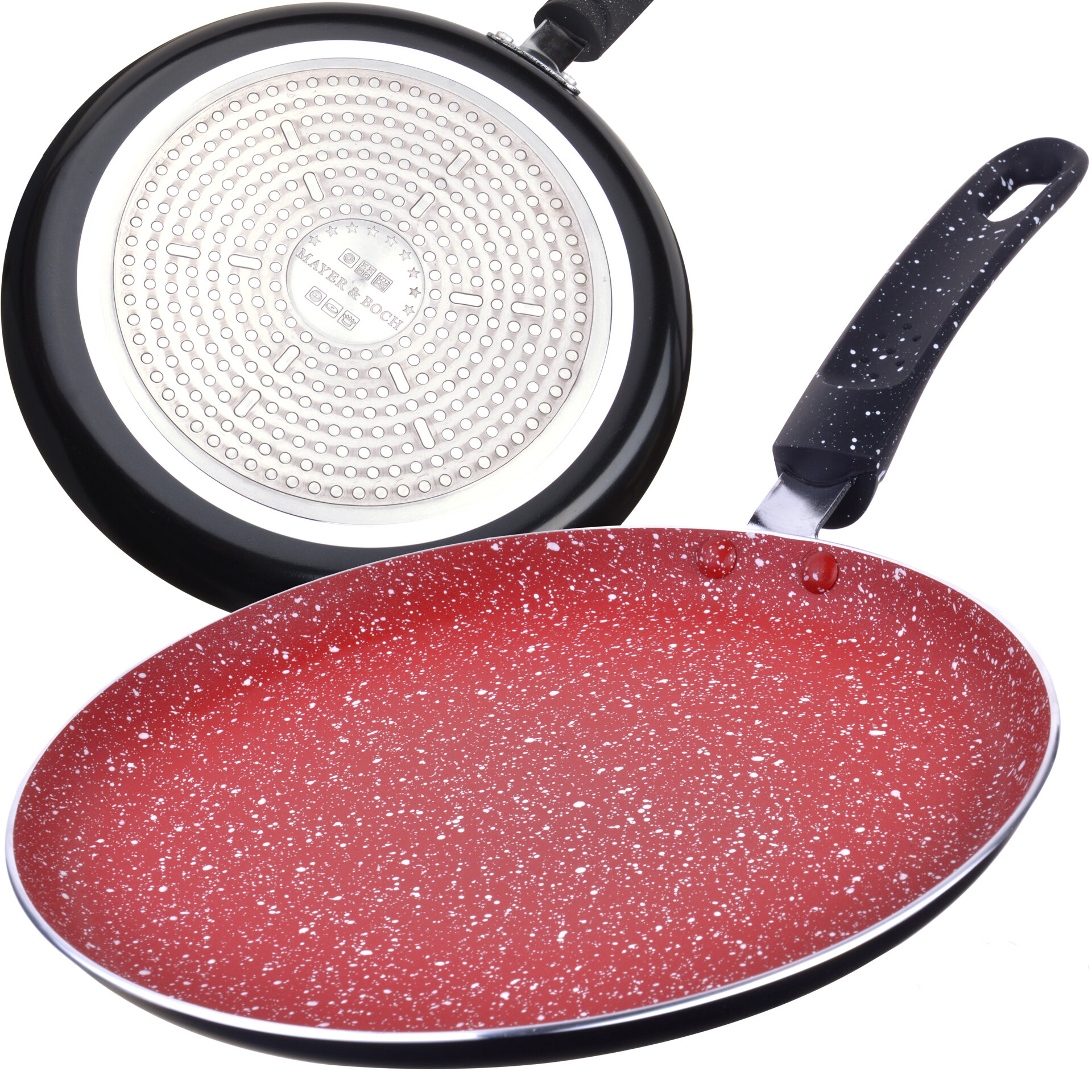 фото Блинница MAYER & BOCH 28342, 24 см, с мраморным антипригарным покрытием