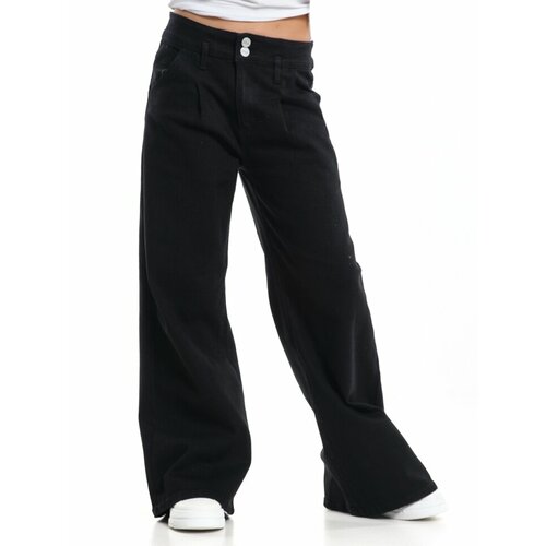 Джинсы Mini Maxi, размер 164, черный джинсы merkiato размер 164 черный