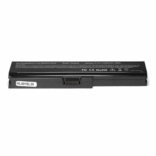 Аккумулятор для ноутбука Toshiba Satellite L310, L510, M300, M500, U400, A660, L600, Portege M800 Series. 11.1V 5200mAh PA3819U-1BRS, PABAS117