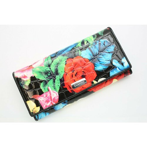 фото Кошелек sergio valentini, фактура тиснение, мультиколор