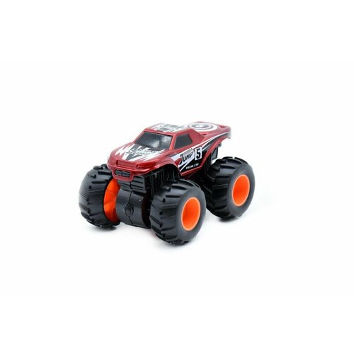 Игрушка. Машинка инерционная Jump красная 4WD BIG MOTORS