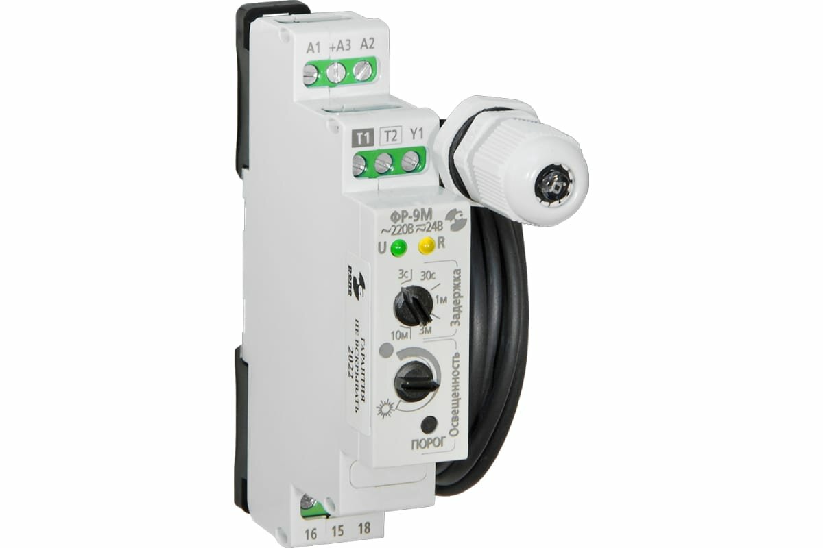 фото Фотореле ФР-9М 24В 50Гц/пост 220В 50Гц в компл. с датчиком кабель 1.5м Реле и Автоматика A8222-77946589