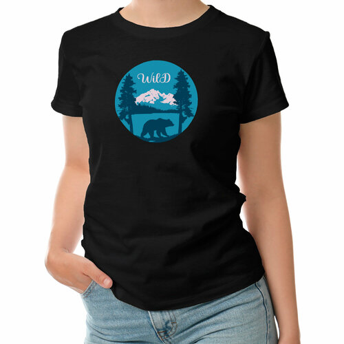 фото Футболка roly, размер s, черный