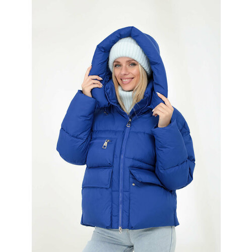 Куртка VITACCI, размер 42-44, синий куртка vitacci размер 42 44 фиолетовый