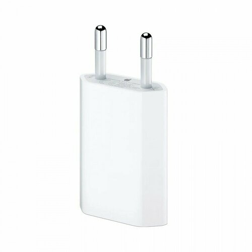 Сетевое зарядное устройство USB для iPhone (A1400/MD813ZM/A) <белый> (OEM) сетевое зарядное устройство для usb призма apple iphone без кабеля белый hq