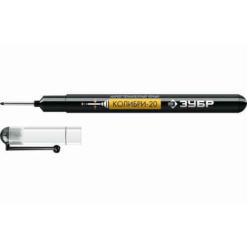 Перманентный маркер для отверстий ЗУБР Колибри 07-1 мм черный 668₽