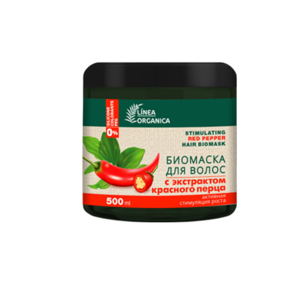 Linea Organica, Биомаска для волос активная стимуляция роста, 500 мл, (Модум)