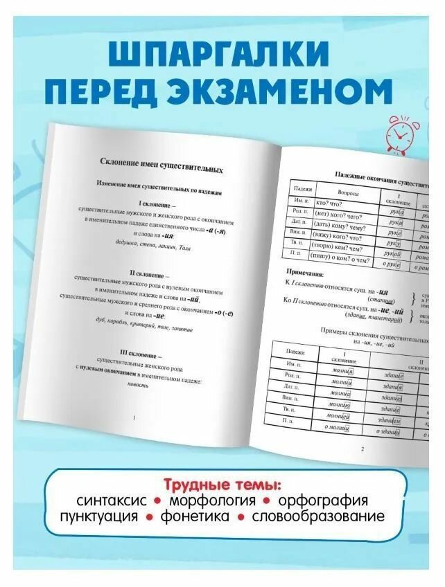 ОГЭ Русский язык. Шпаргалки в схемах и таблицах - фото №3