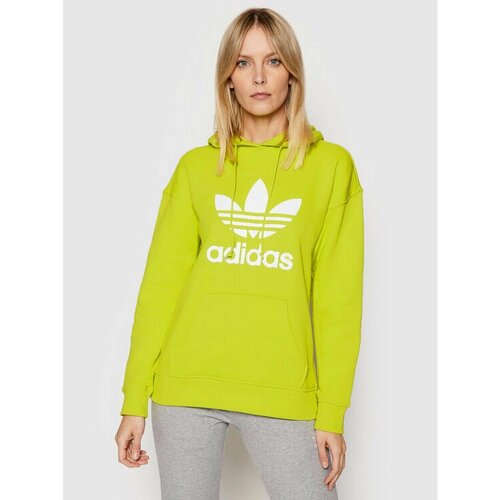 Худи adidas, размер 34 [FR], зеленый