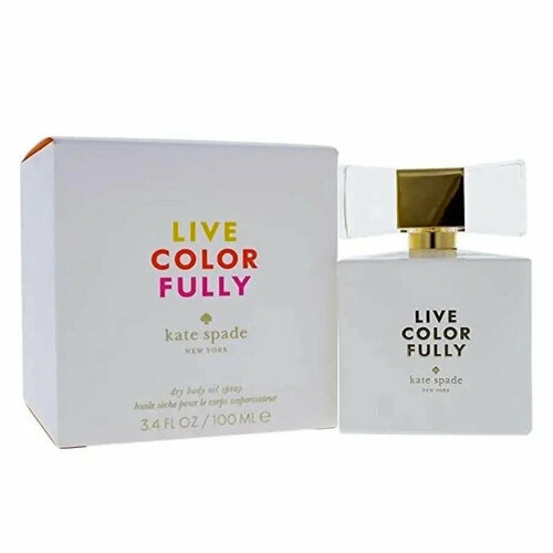 kate spade live colorfully дымка для волос 50 мл для женщин Kate Spade Live Colorfully масло для тела 100 мл для женщин