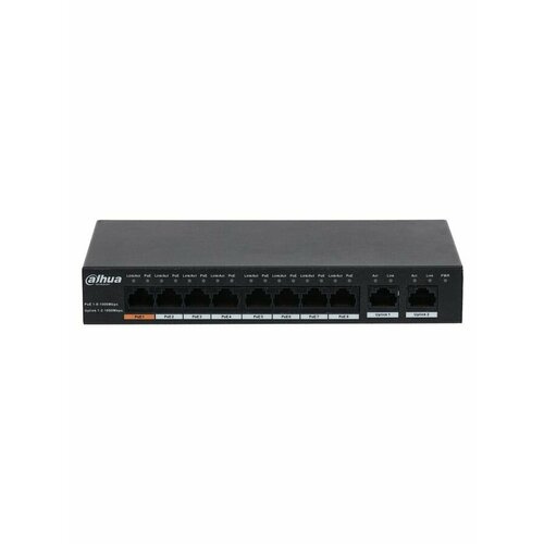 Dahua 8-портовый неуправляемый коммутатор с PoE DH-PFS3111-8ET-96-F 1 шт 1356800₽