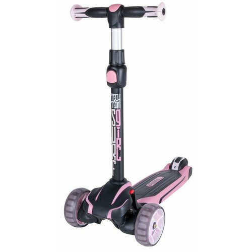 Трёхколёсный самокат Tech Team Surf Girl - 2022 Black/Pink самокат tech team surf girl 120 80мм мятный