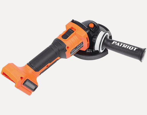 Изображение товара Углошлифовальная машина аккумуляторная Patriot AG 125L, UES, диска 125мм, 7500 об/мин