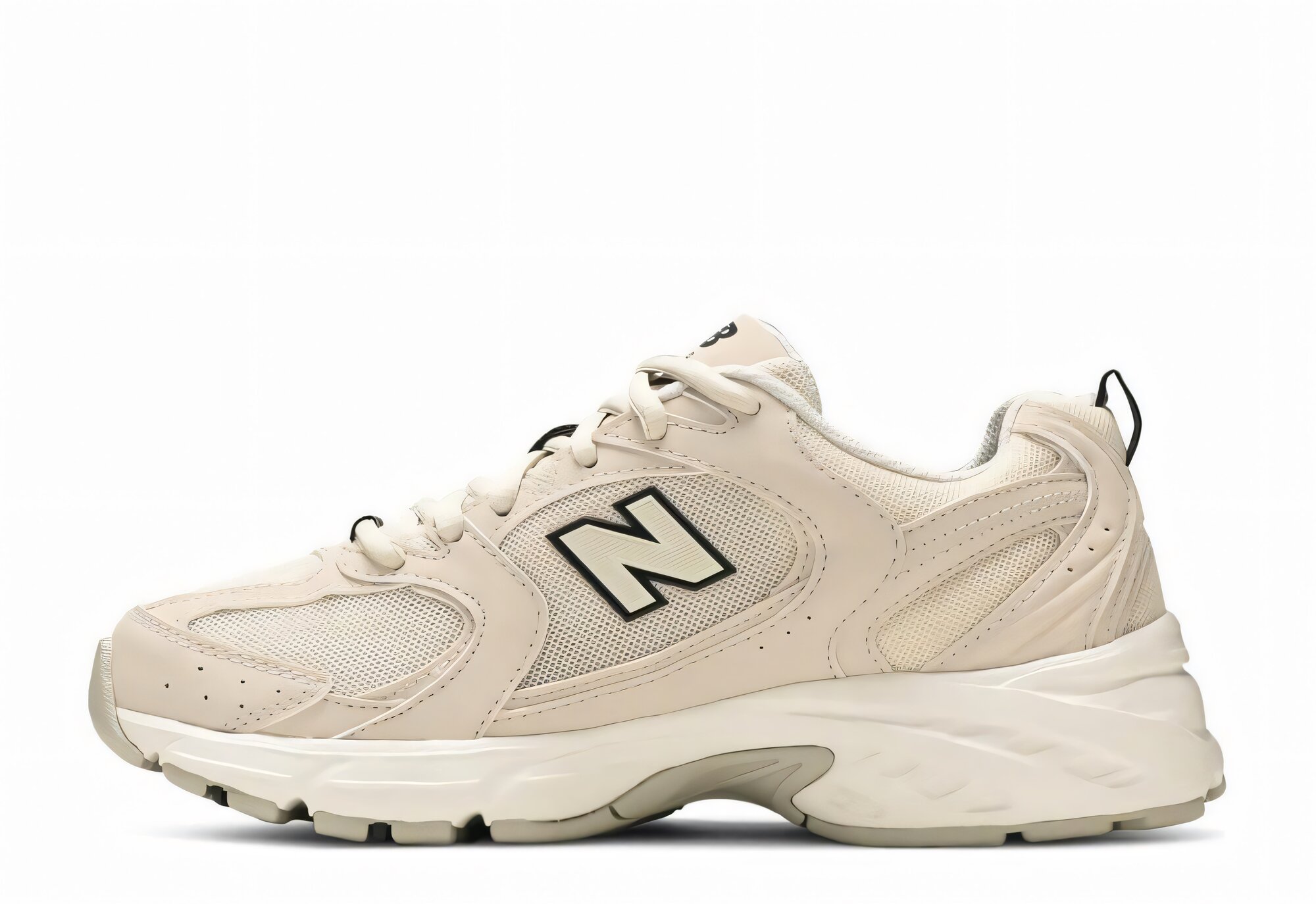 Кроссовки New Balance 530, полнота D, размер 39.5 EU | 6.5 US, бежевый — фото 1
