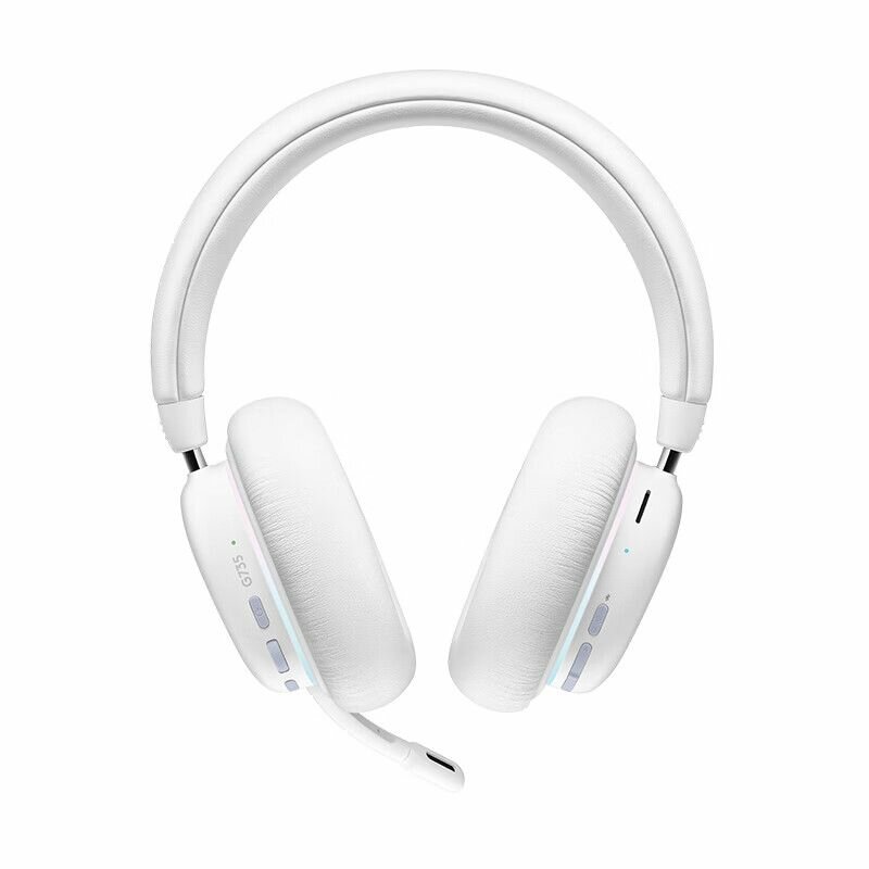 Logitech G735 Беспроводная Bluetooth-гарнитура, игровая гарнитура серии Aurora, оголовье с длительным сроком службы, белый — фото 1